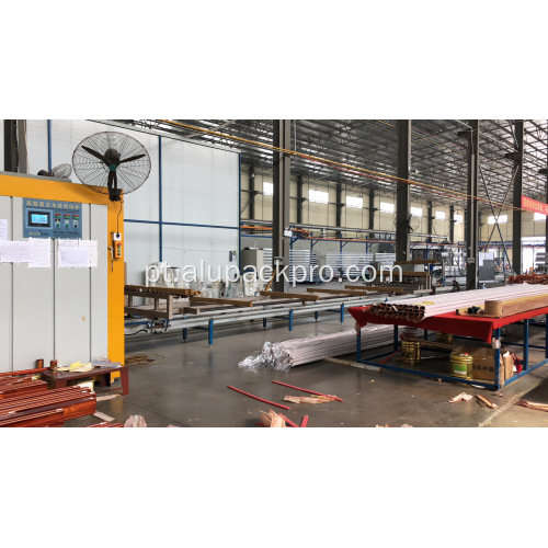 Forno de transferência com efeito de grão de madeira de perfis de alumínio